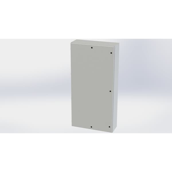 1/4 Turn Latch Electrical Enclosures, 72 in H, 12 in D, 36 in W, NEMA 3R, 4, 12, 13, Carbon Steel